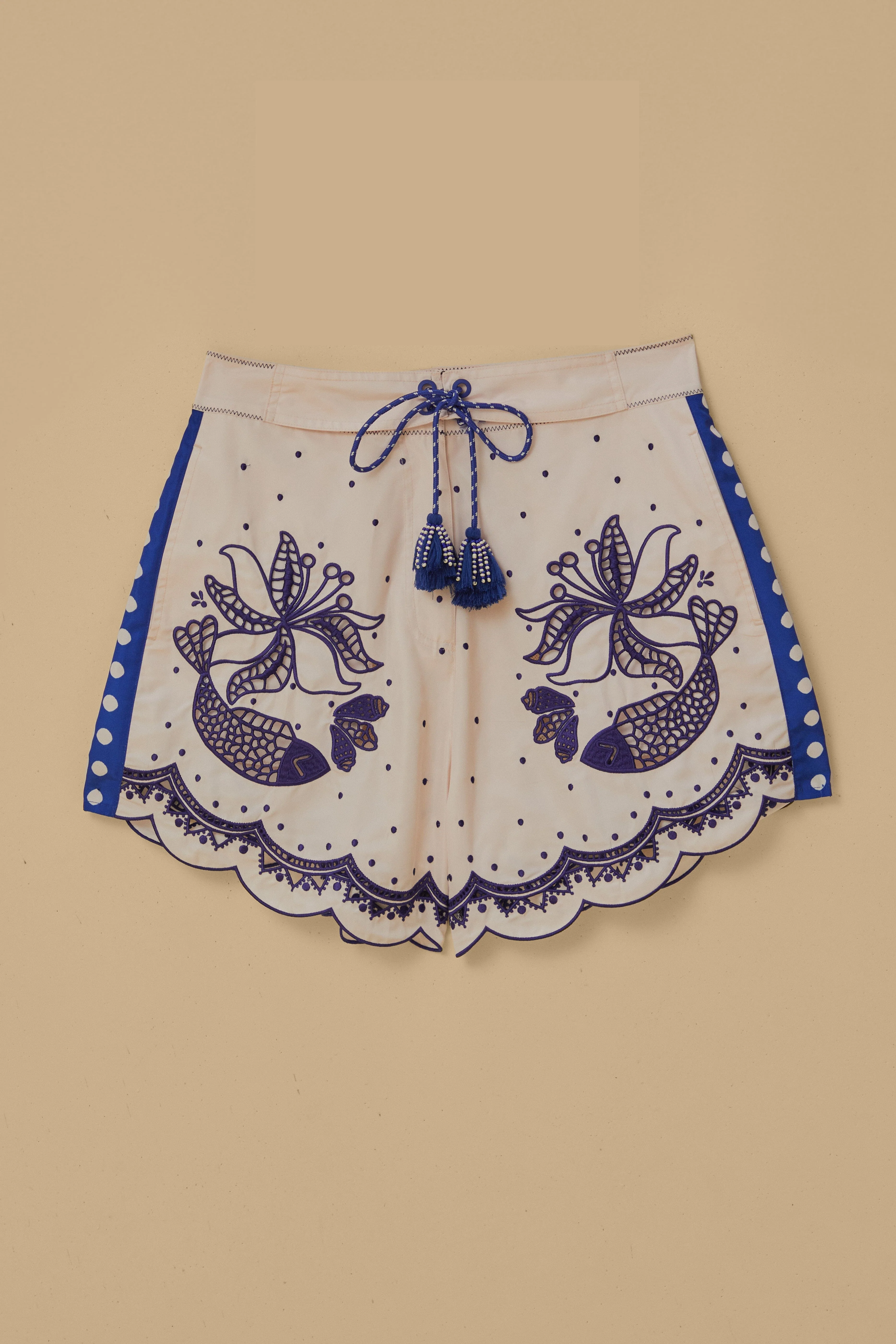 Artisanal Embroidered Shorts - Image 5
