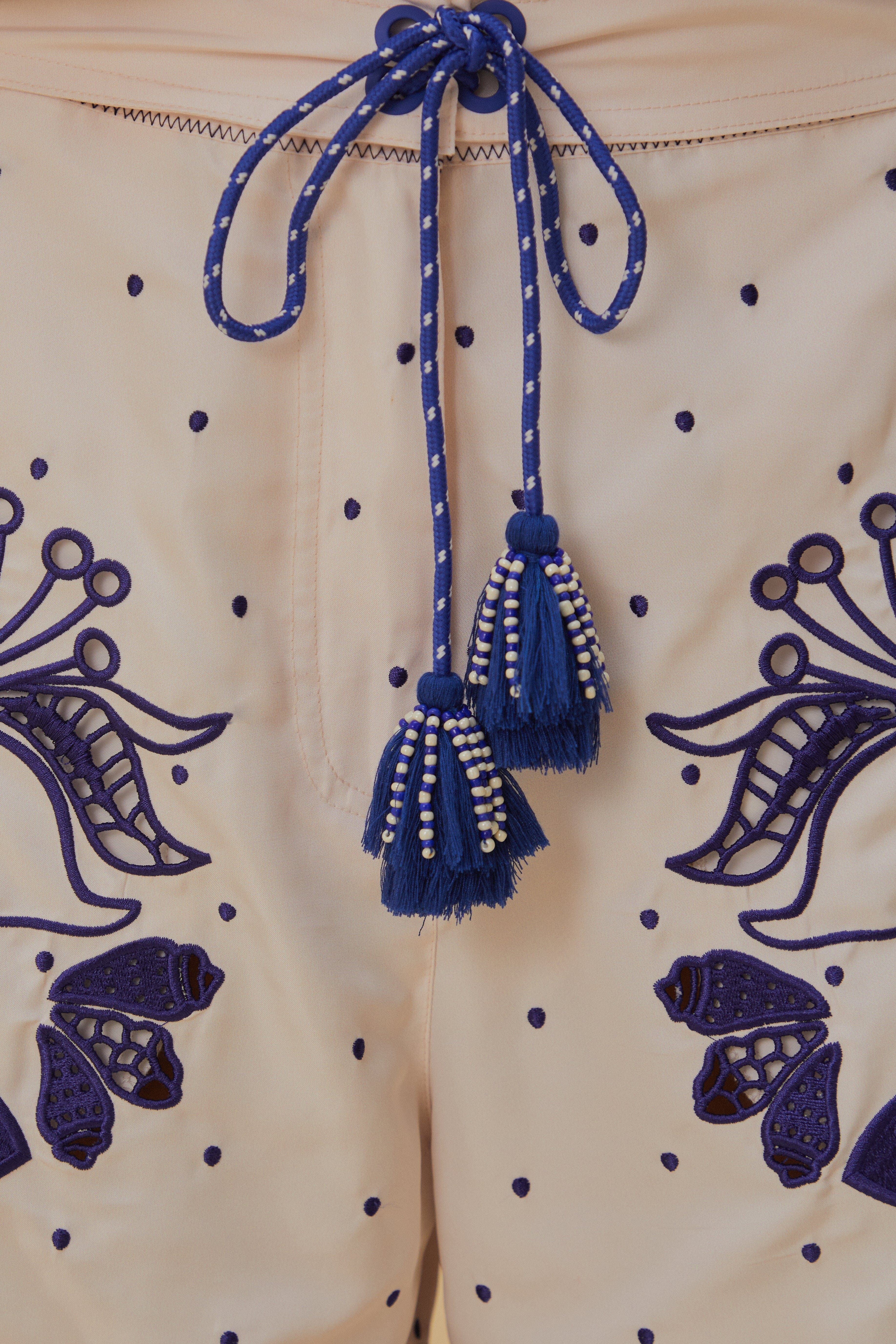 Artisanal Embroidered Shorts - Image 6