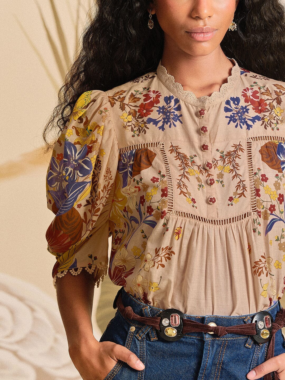Pink Beauty Bouquet Blouse - Image 3