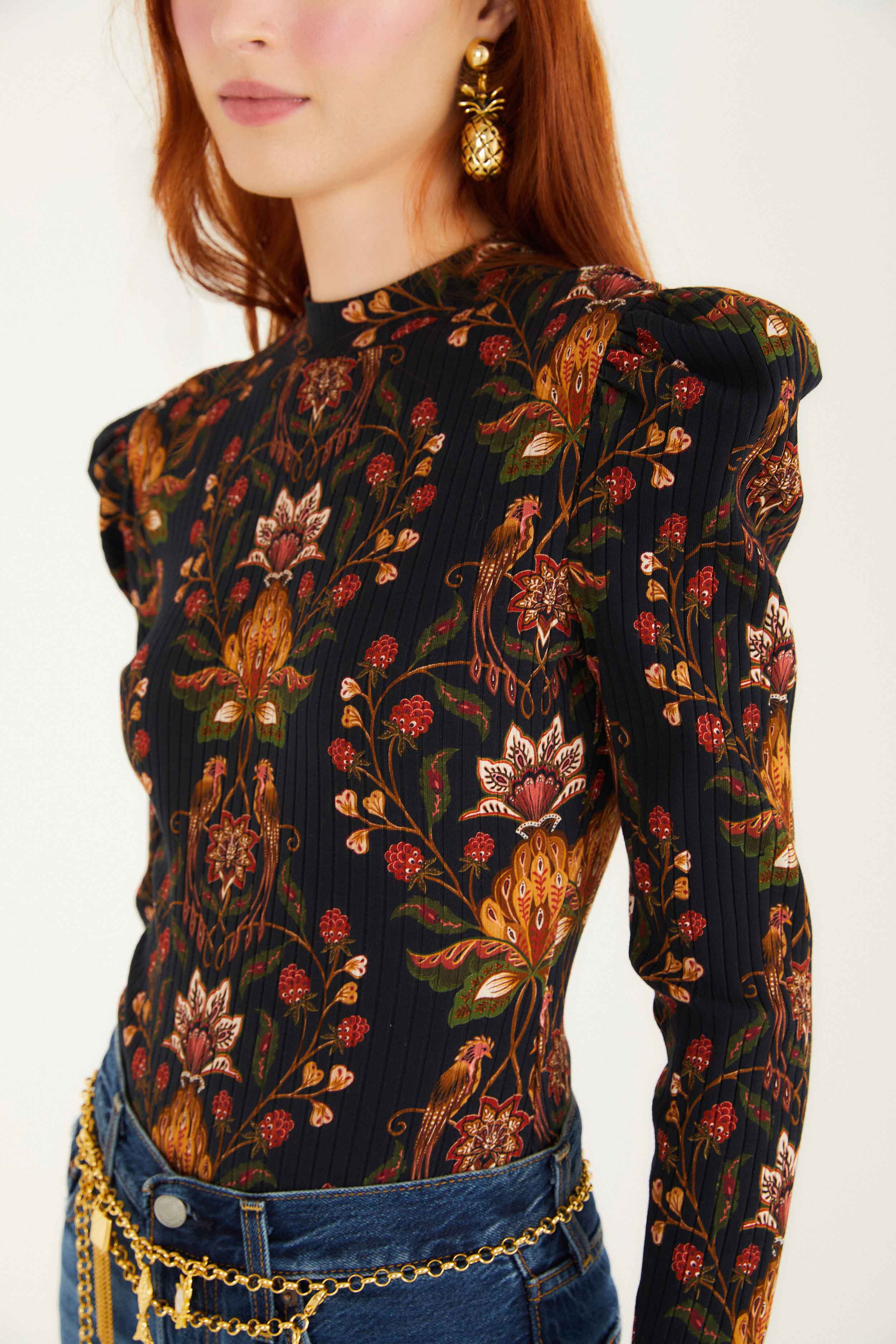Black Berry Garden Organic Cotton Bodysuit - Image 3