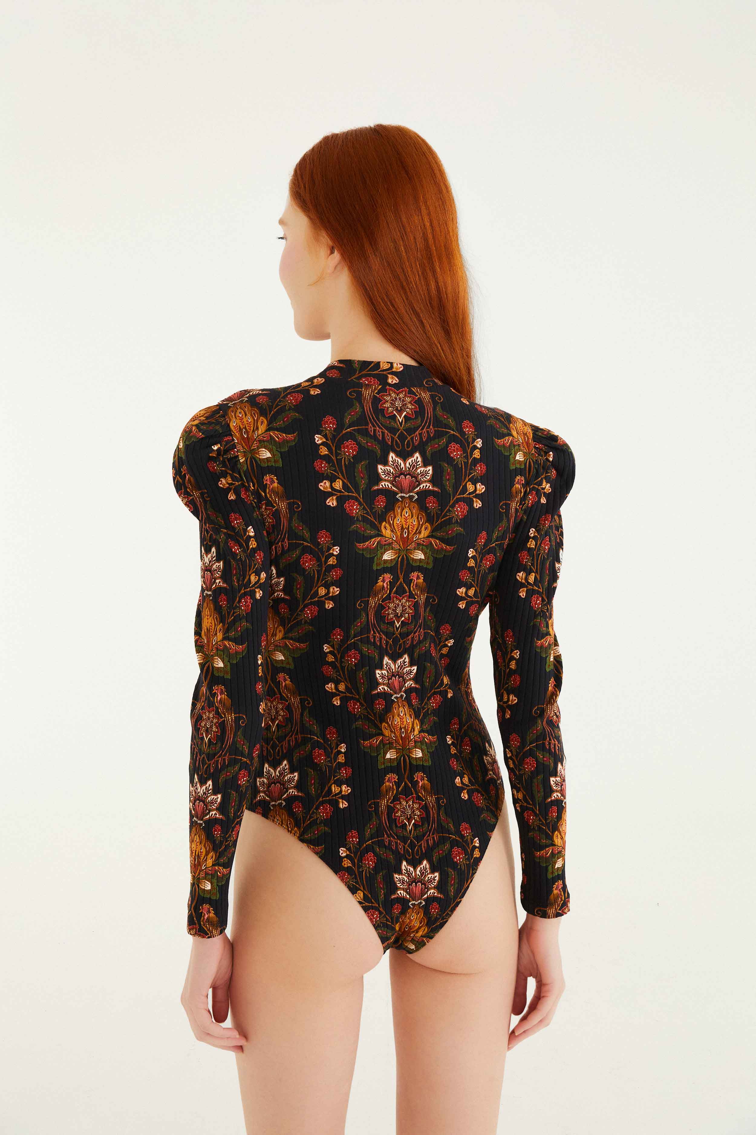 Black Berry Garden Organic Cotton Bodysuit - Image 4