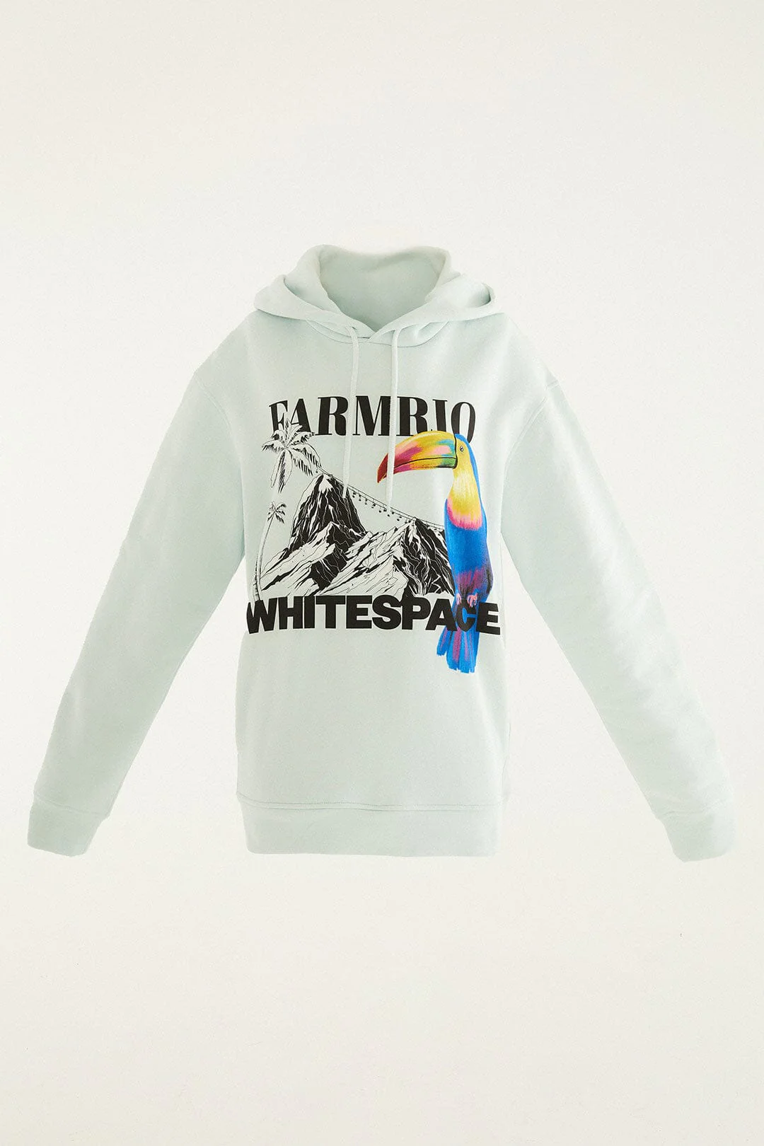 Blue Snow Macaw Hooded Sweatshirt - Image 5