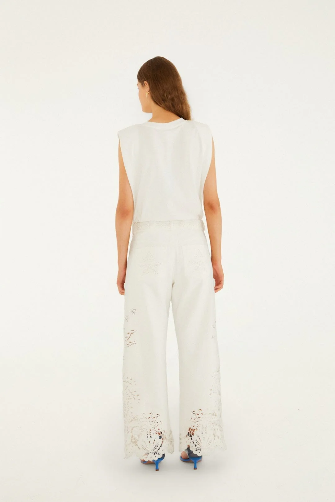 Off-White Boho Beauty Richelieu Pants - Image 4