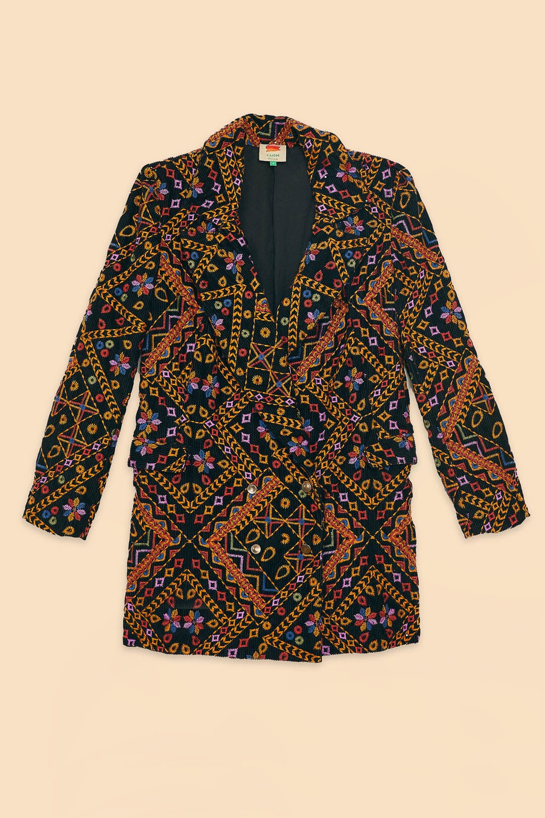 Embroidered Corduroy Blazer - Image 6