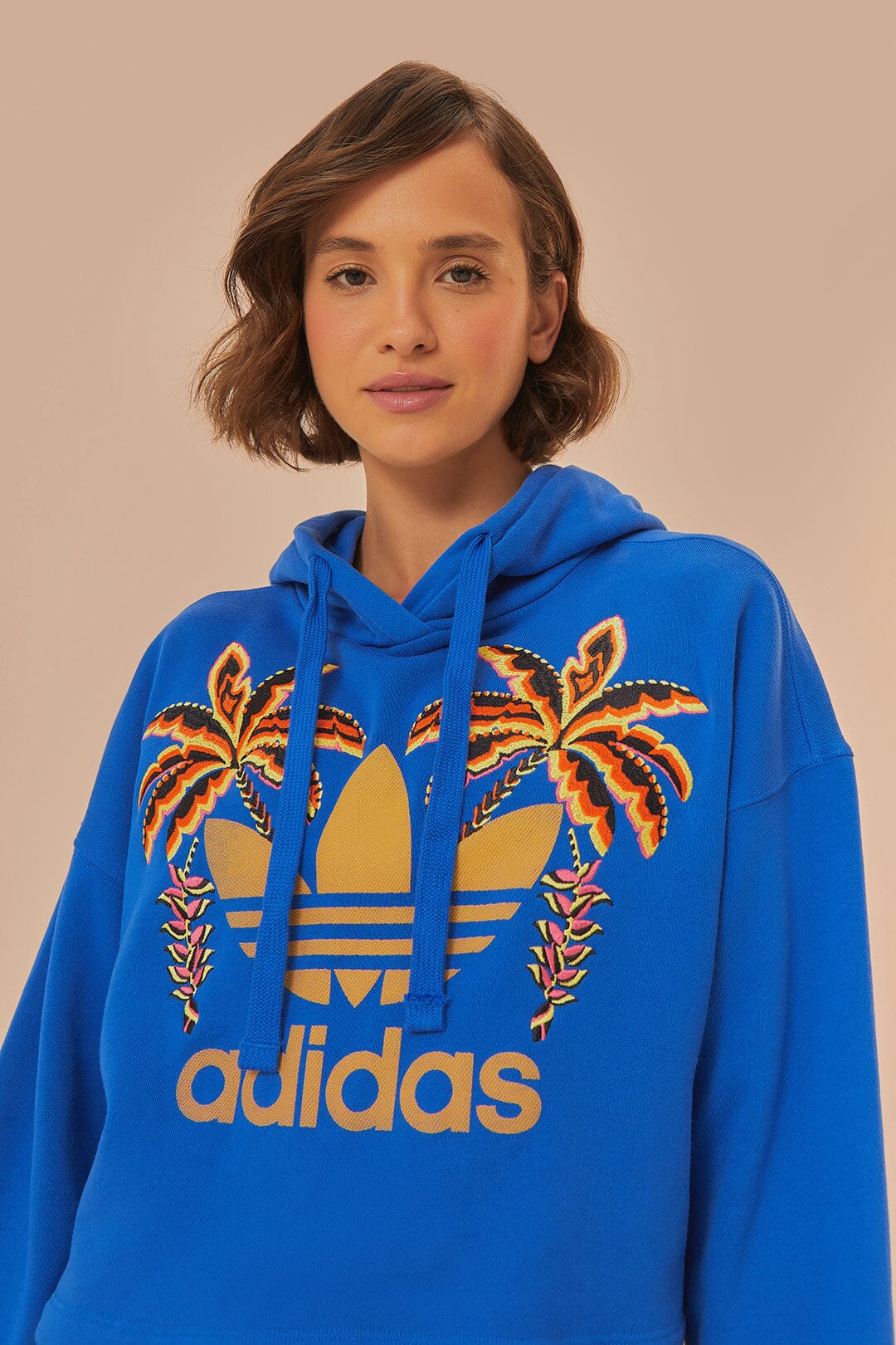 Blue Adidas Farm Rio Sweatshirt - Image 3