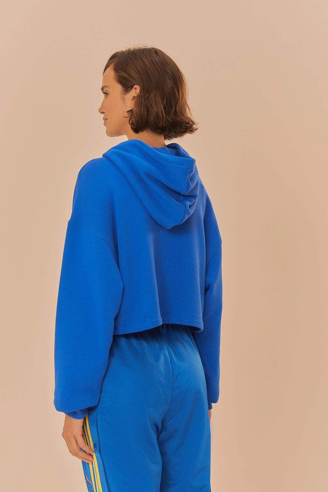 Blue Adidas Farm Rio Sweatshirt - Image 4