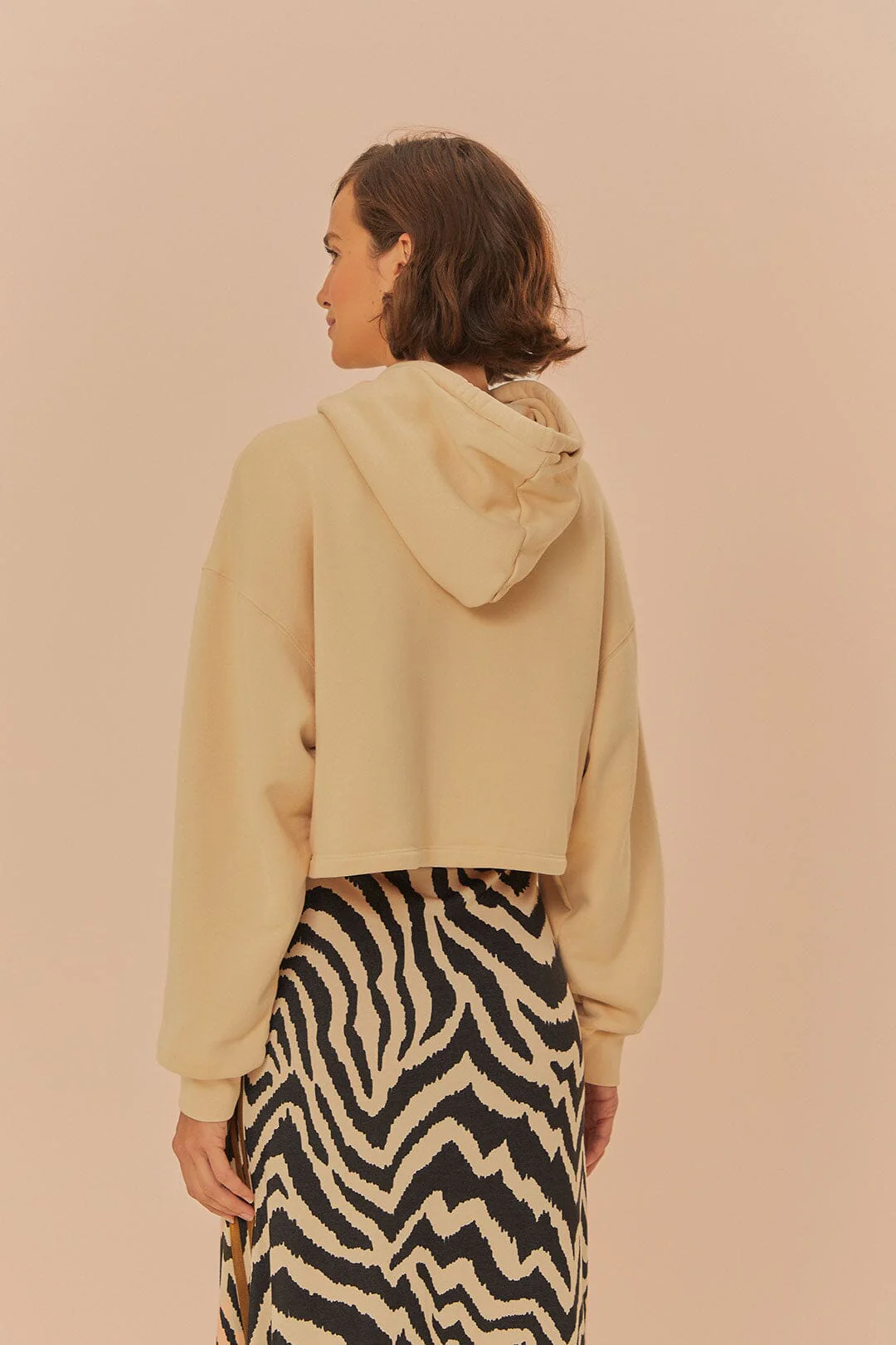 Beige Adidas Farm Rio Sweatshirt - Image 3