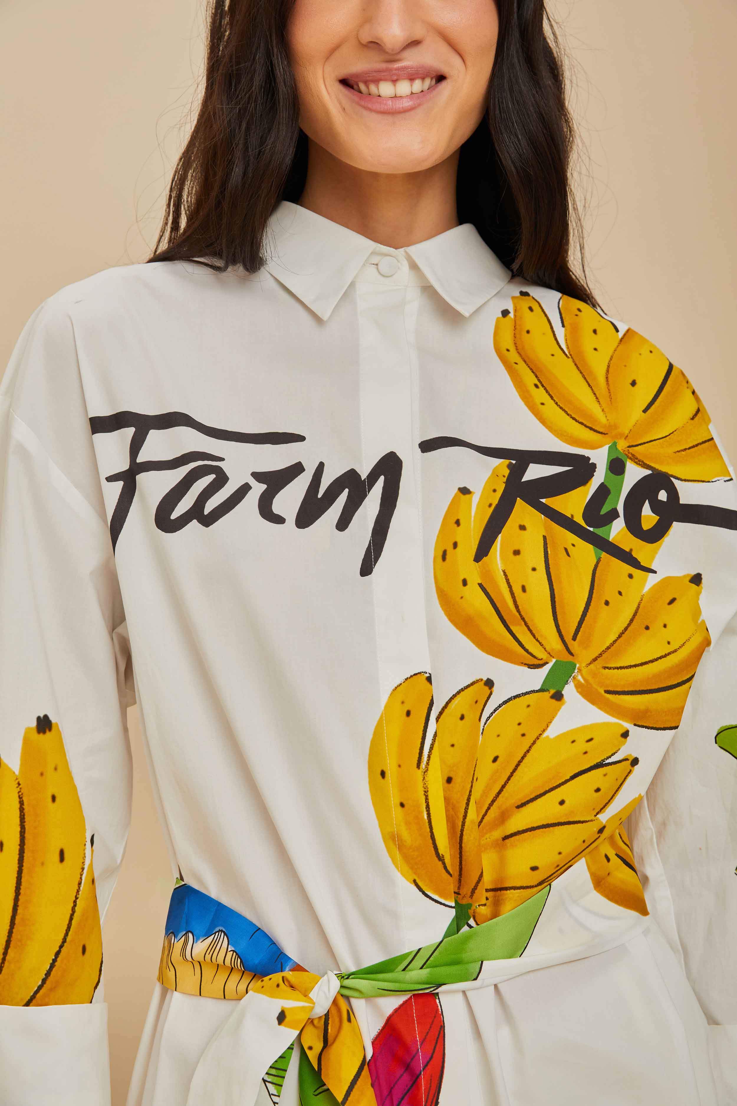 Off-White Farm Rio Organic Cotton Chemise - Image 3