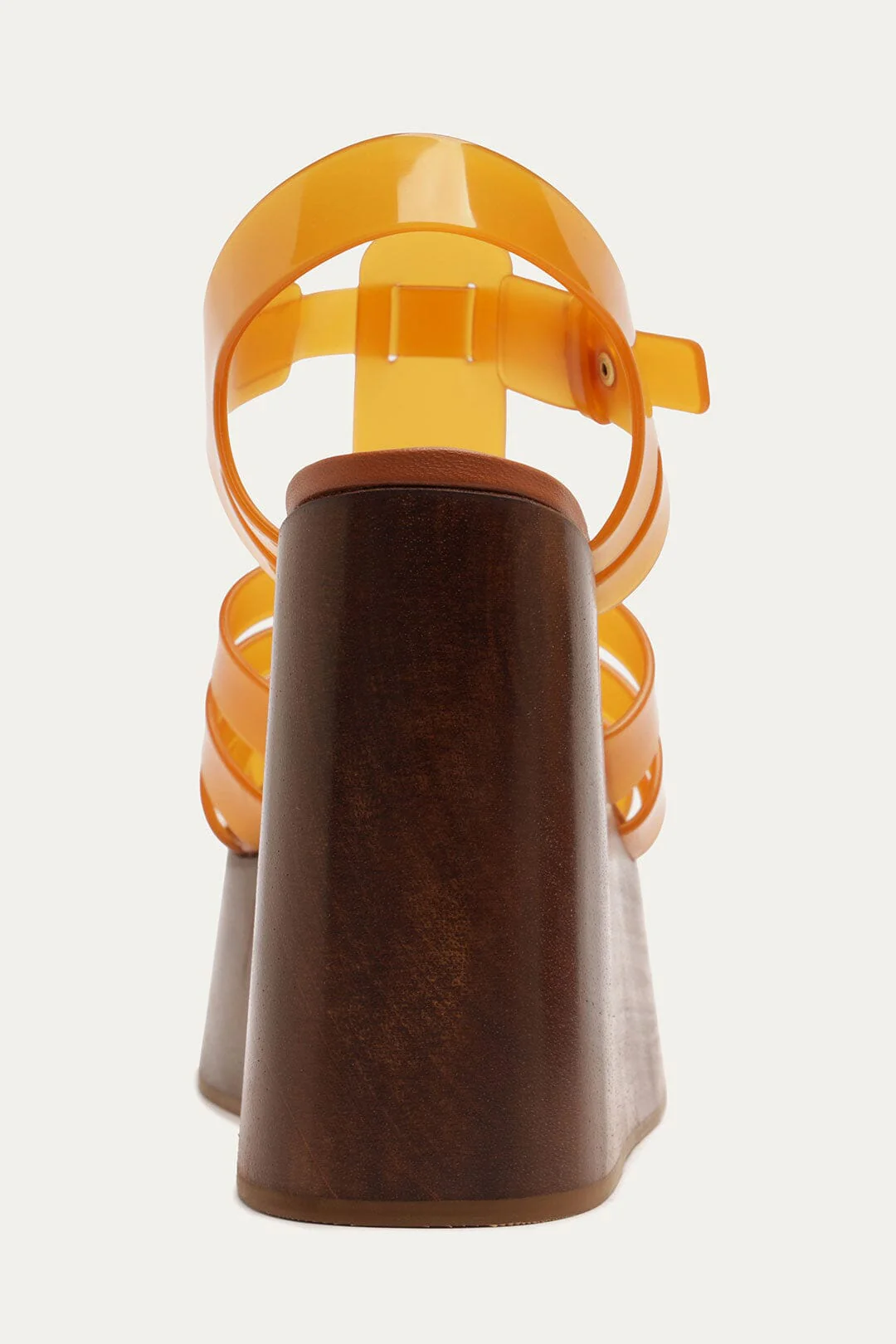 Beige Fisherman Jelly Wedge Sandal - Image 3
