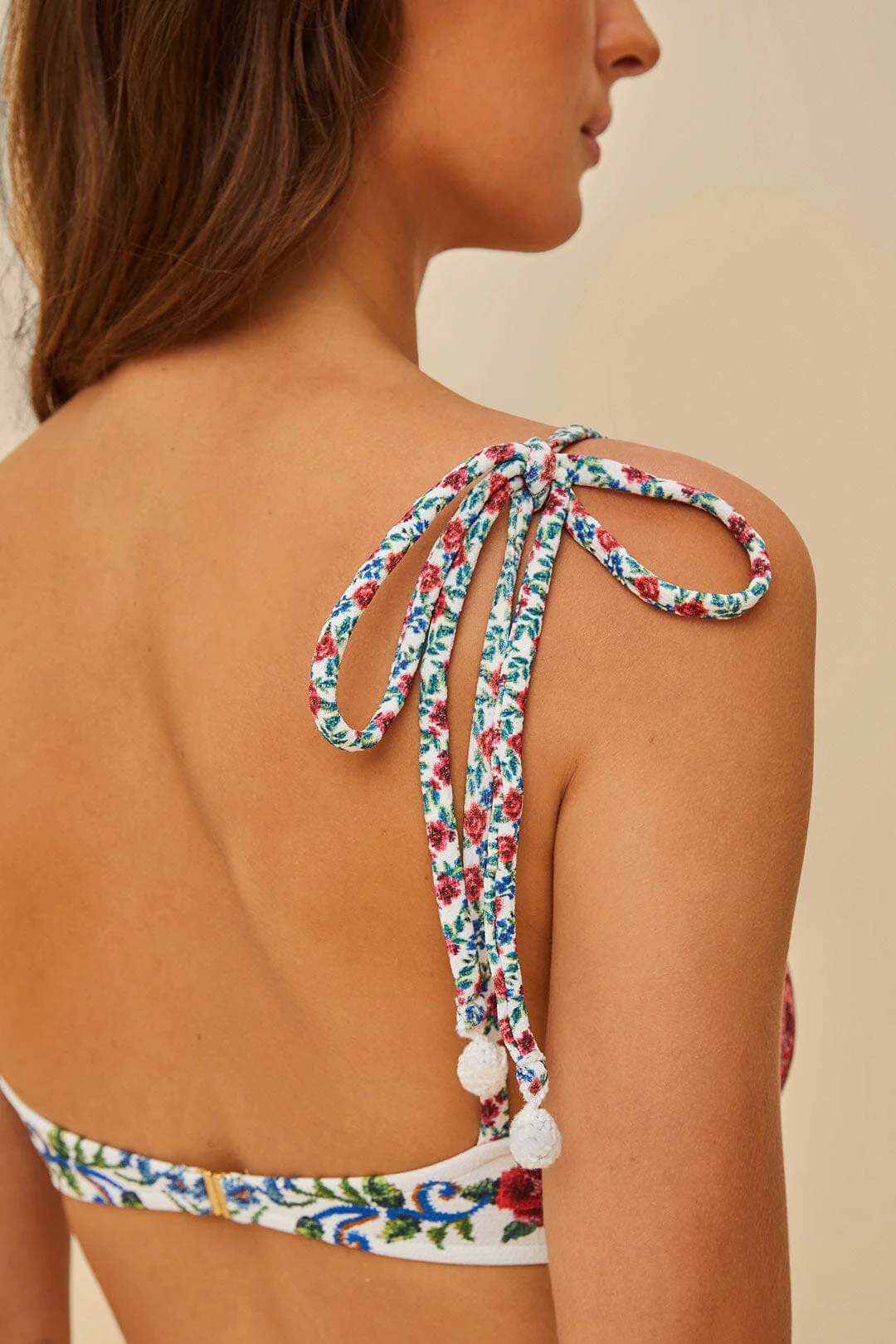 Flower Tapestry Underwire Bikini Top - Image 5