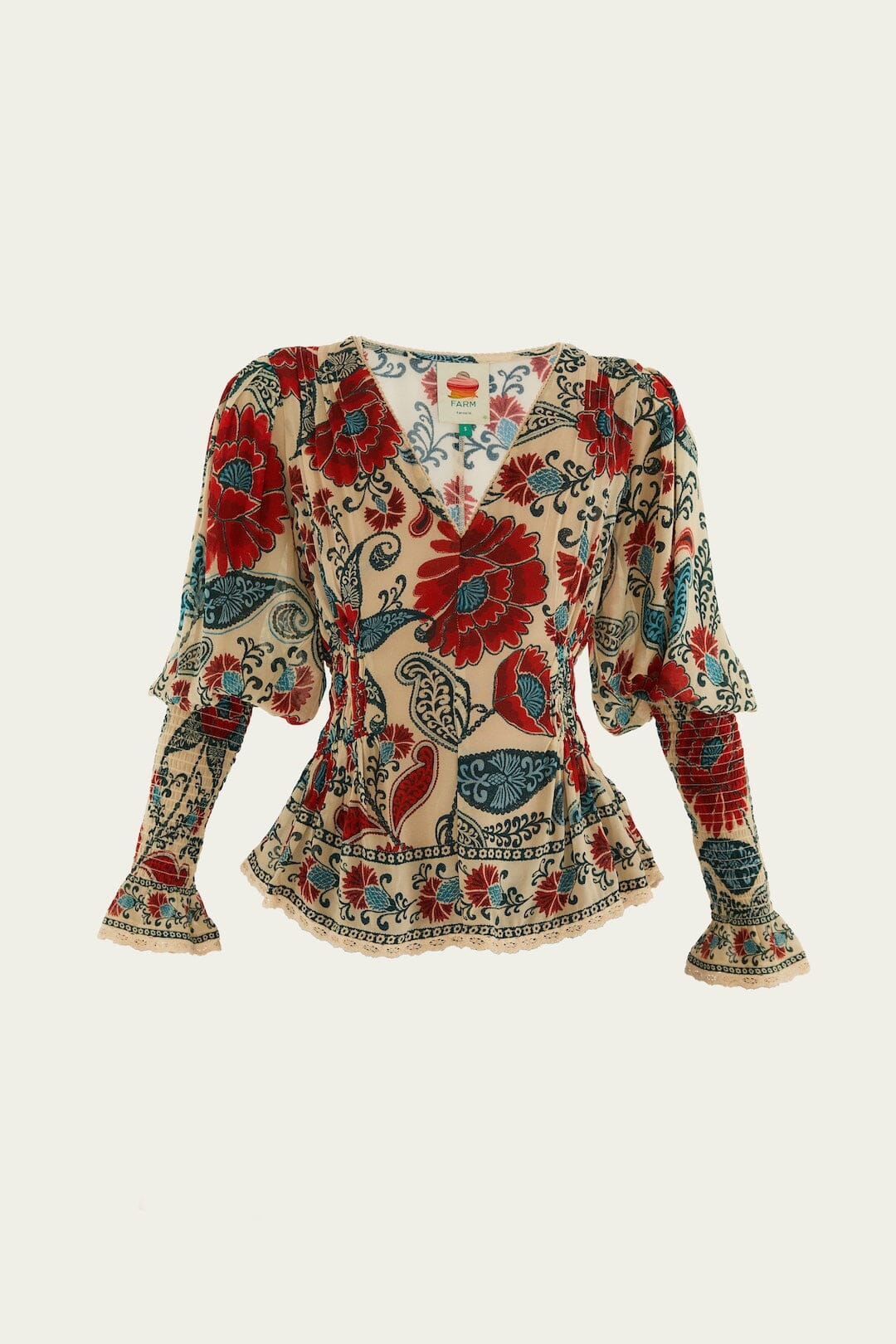 Sand Francesca Long Sleeve Blouse - Image 4