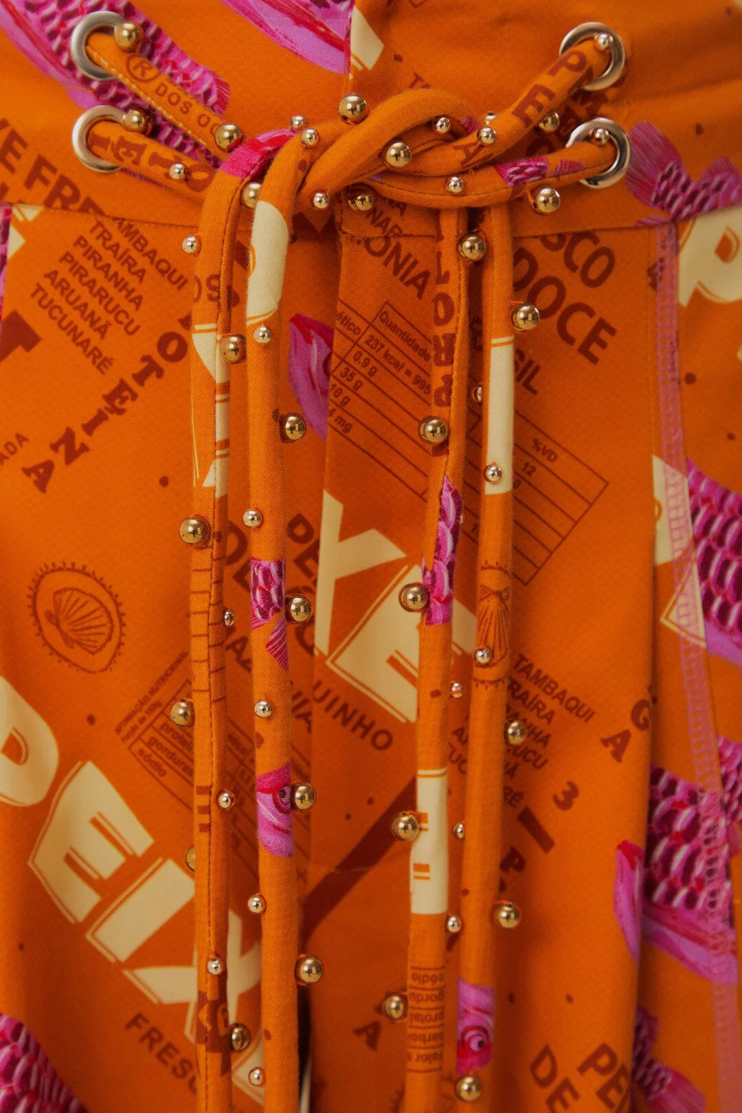 Orange Fresh Fish Cargo Pants - Image 5