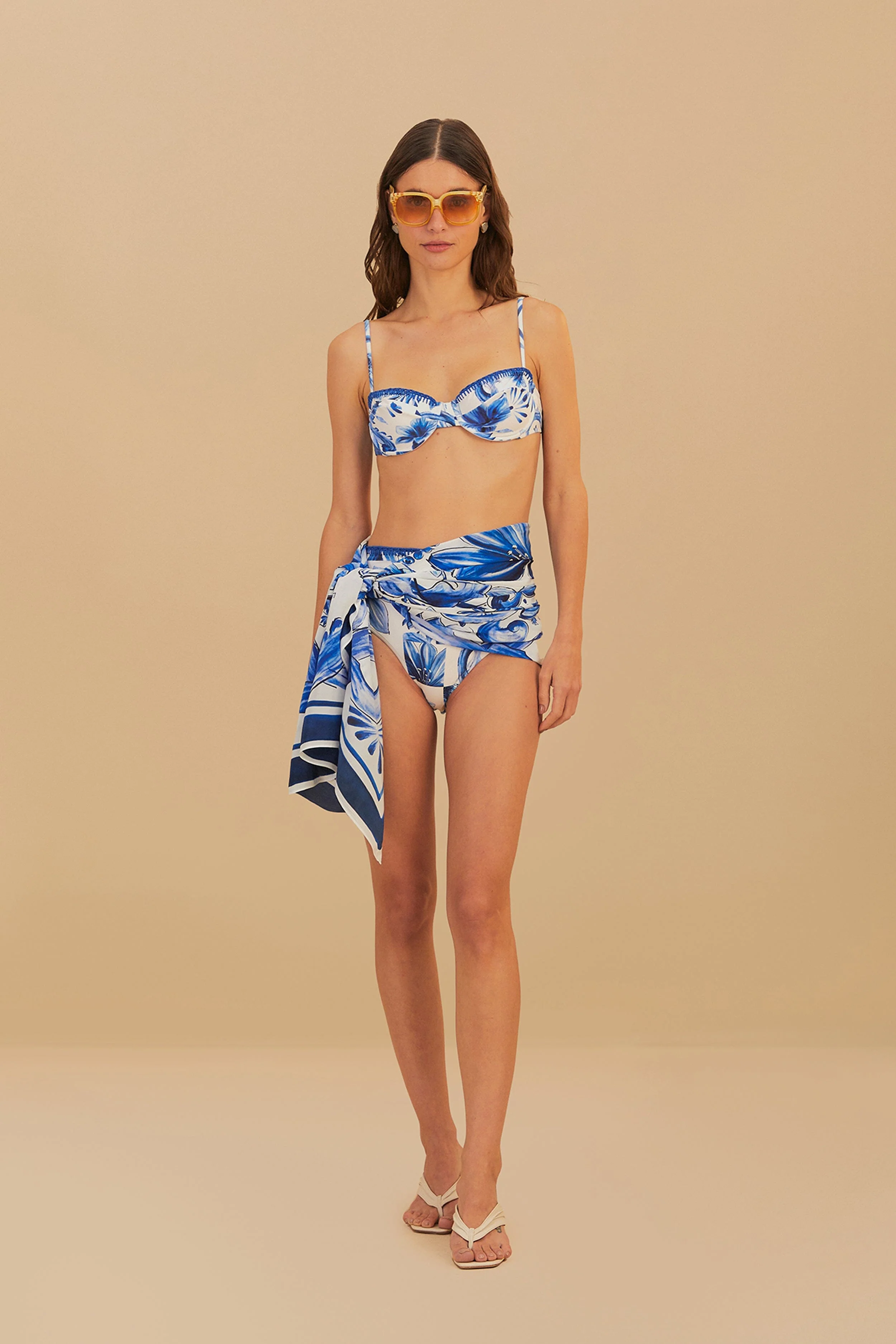 Off-White Garden Tiles Sarong - Image 3