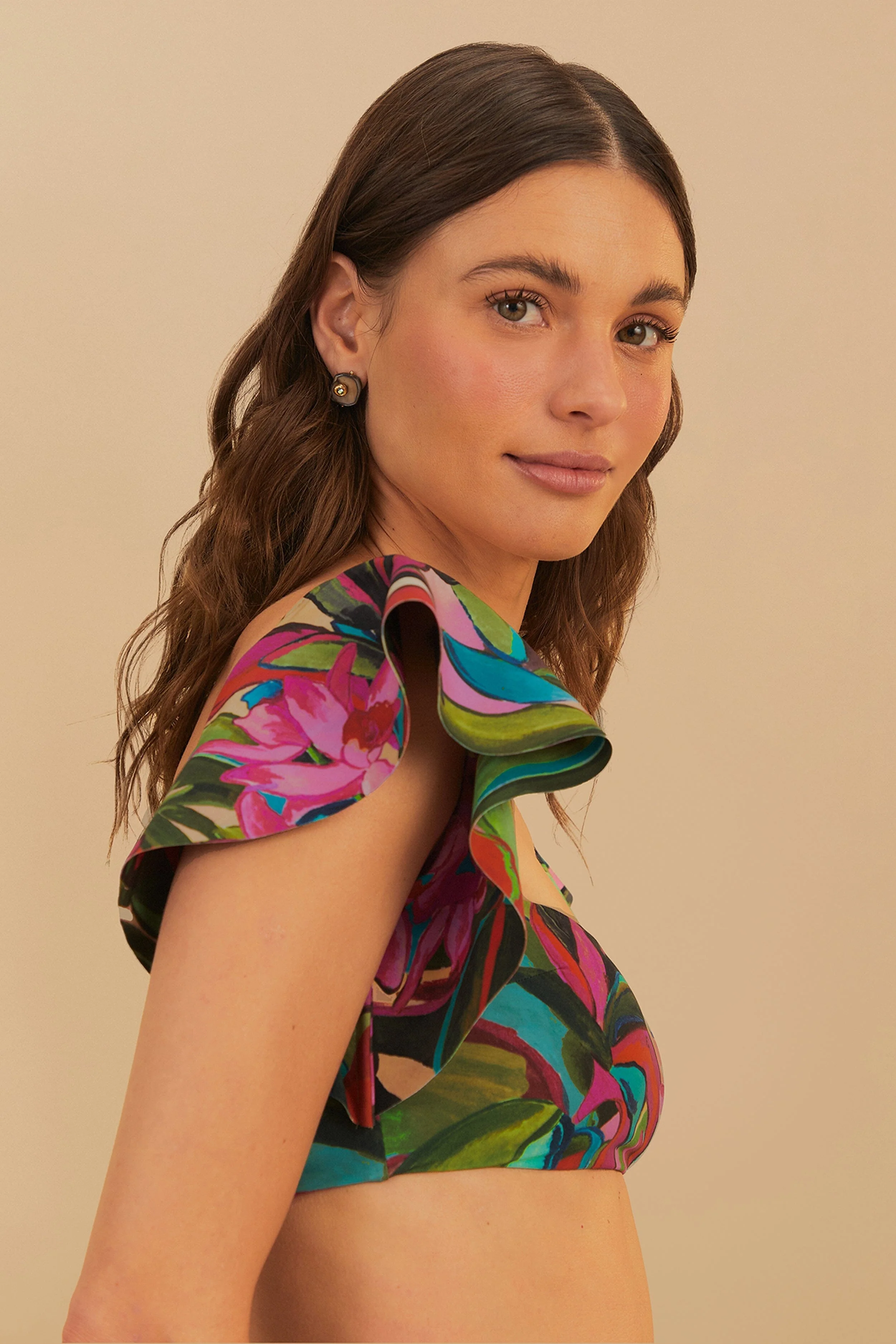 Jardin De Reve Ruffle Bikini Top - Image 3