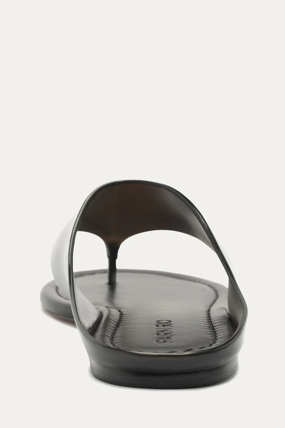 Black Jelly Flat Sandal - Image 3