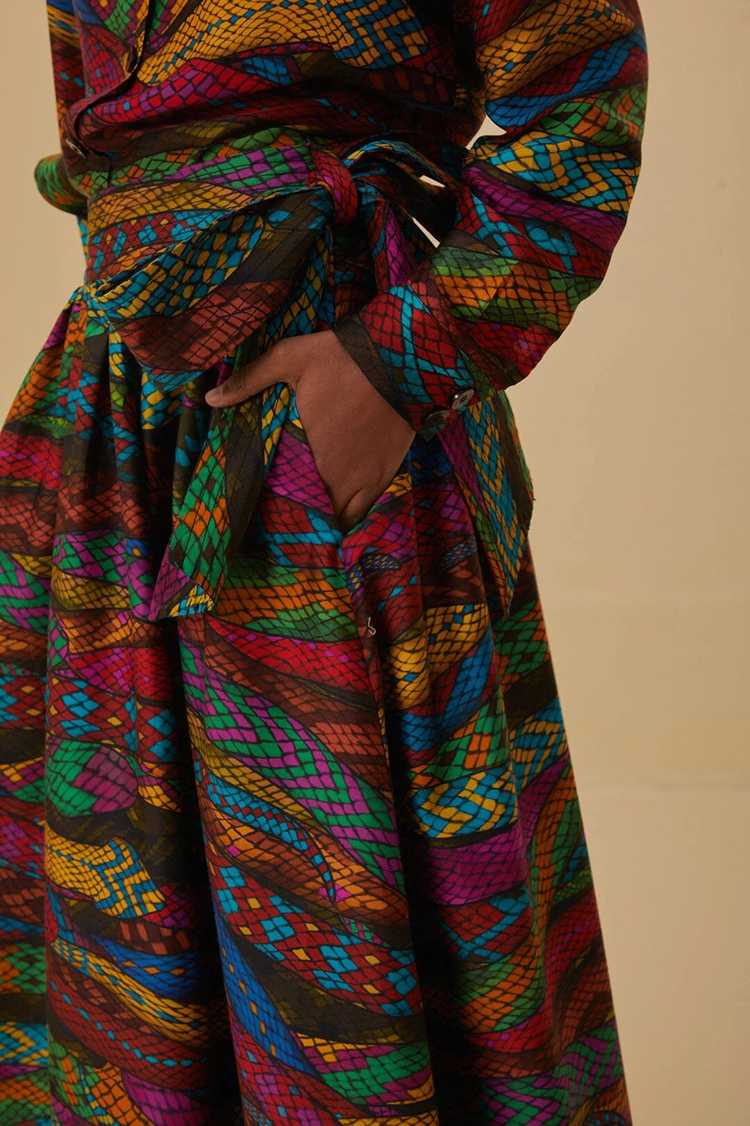 Multicolor Mirage Midi Skirt - Image 4