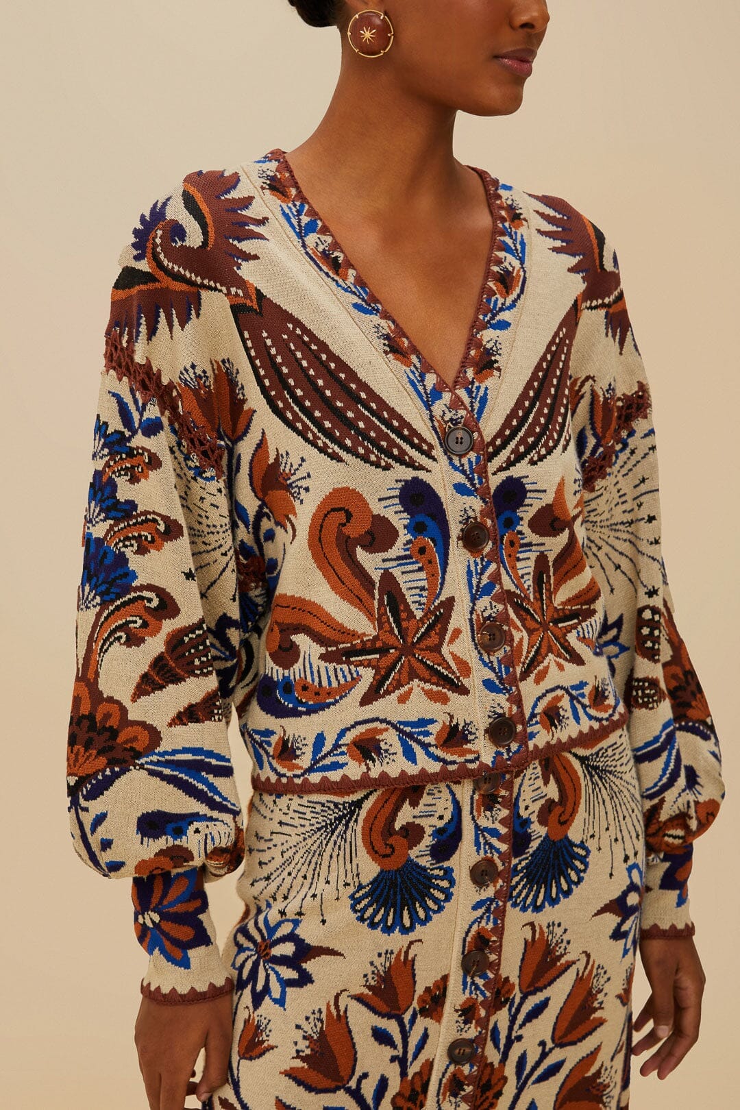 Sand Nature Land Knit Cardigan - Image 3