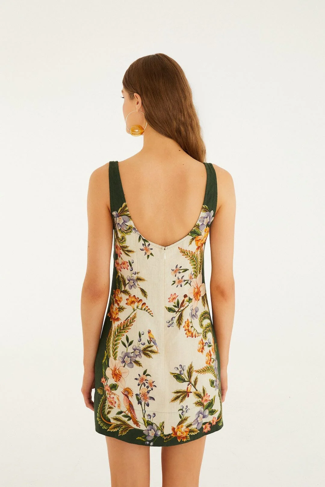 Sand Nature Square Neck Mini Dress - Image 3
