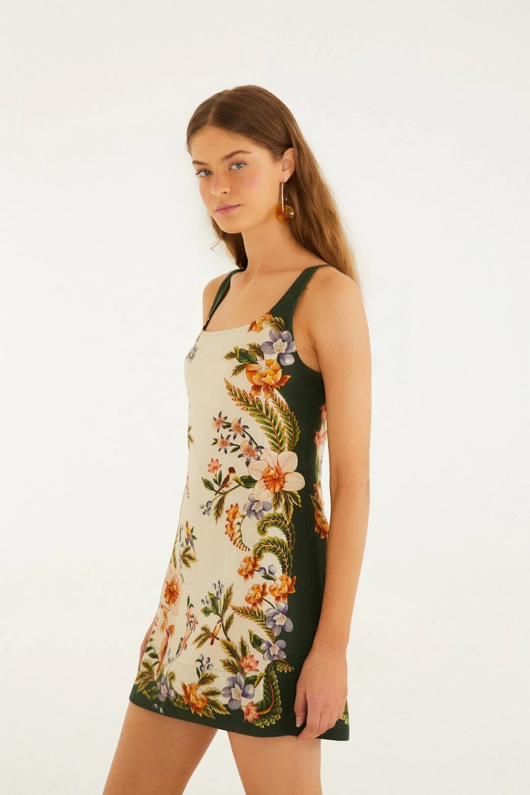 Sand Nature Square Neck Mini Dress - Image 4