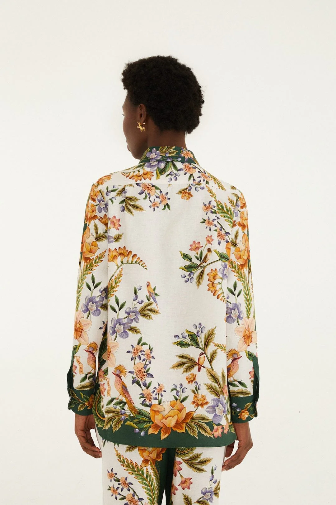 Sand Nature Collared Buttoned Shirt - Image 3