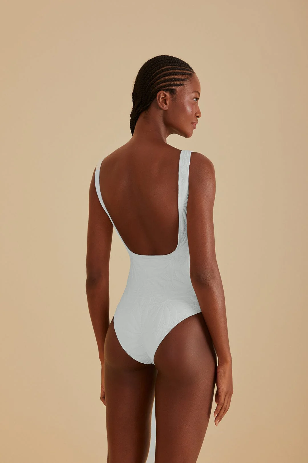 Off-White Banana Matelasse One Piece Swimsuit - Image 3