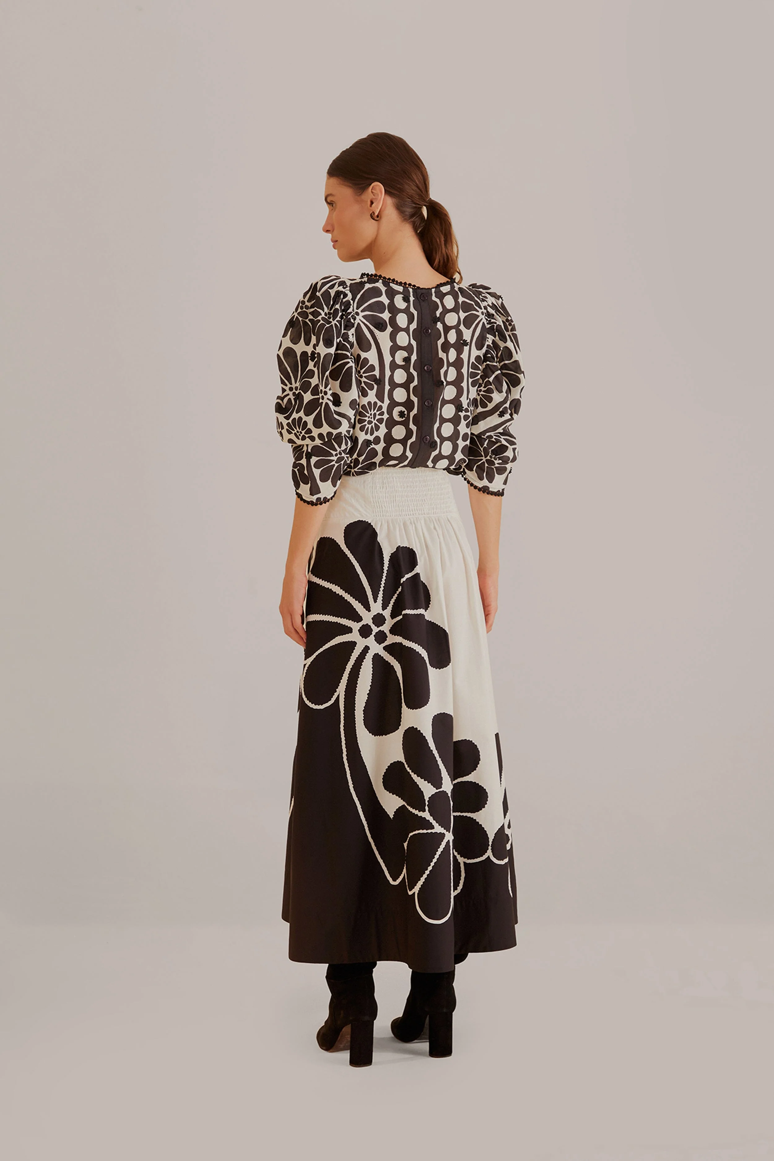 Black Palermo Maxi Skirt - Image 4