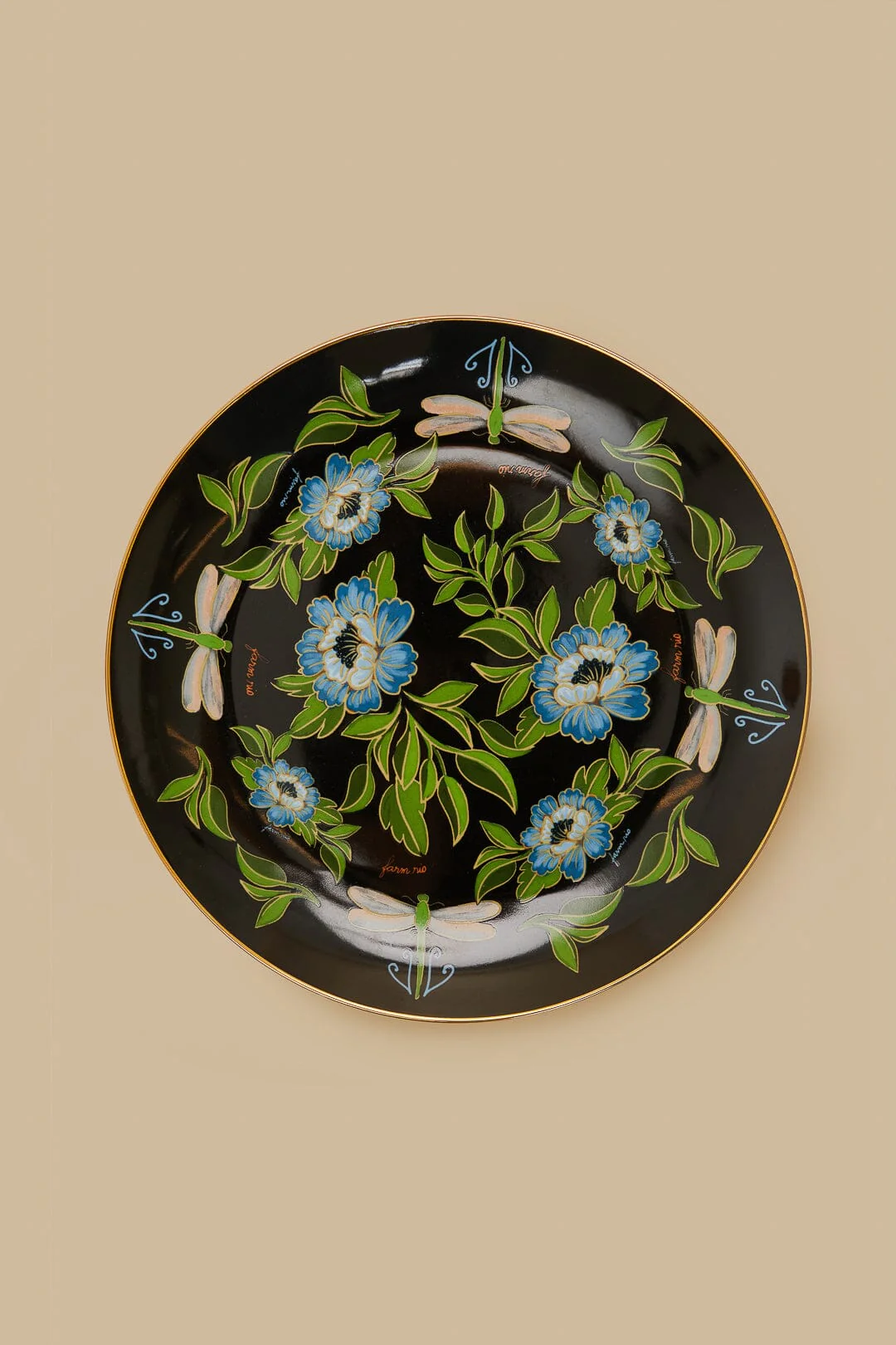 Romantic Dragonfly Dinner Plate - Image 3