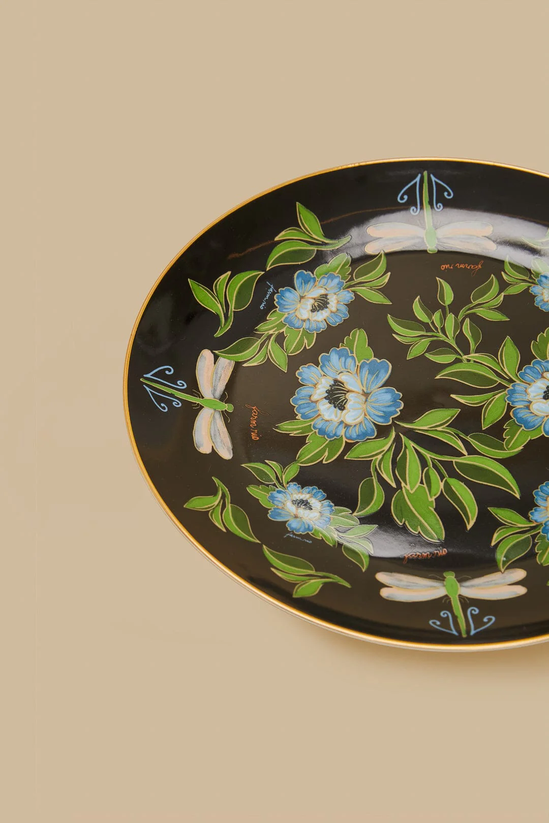 Romantic Dragonfly Dinner Plate - Image 4
