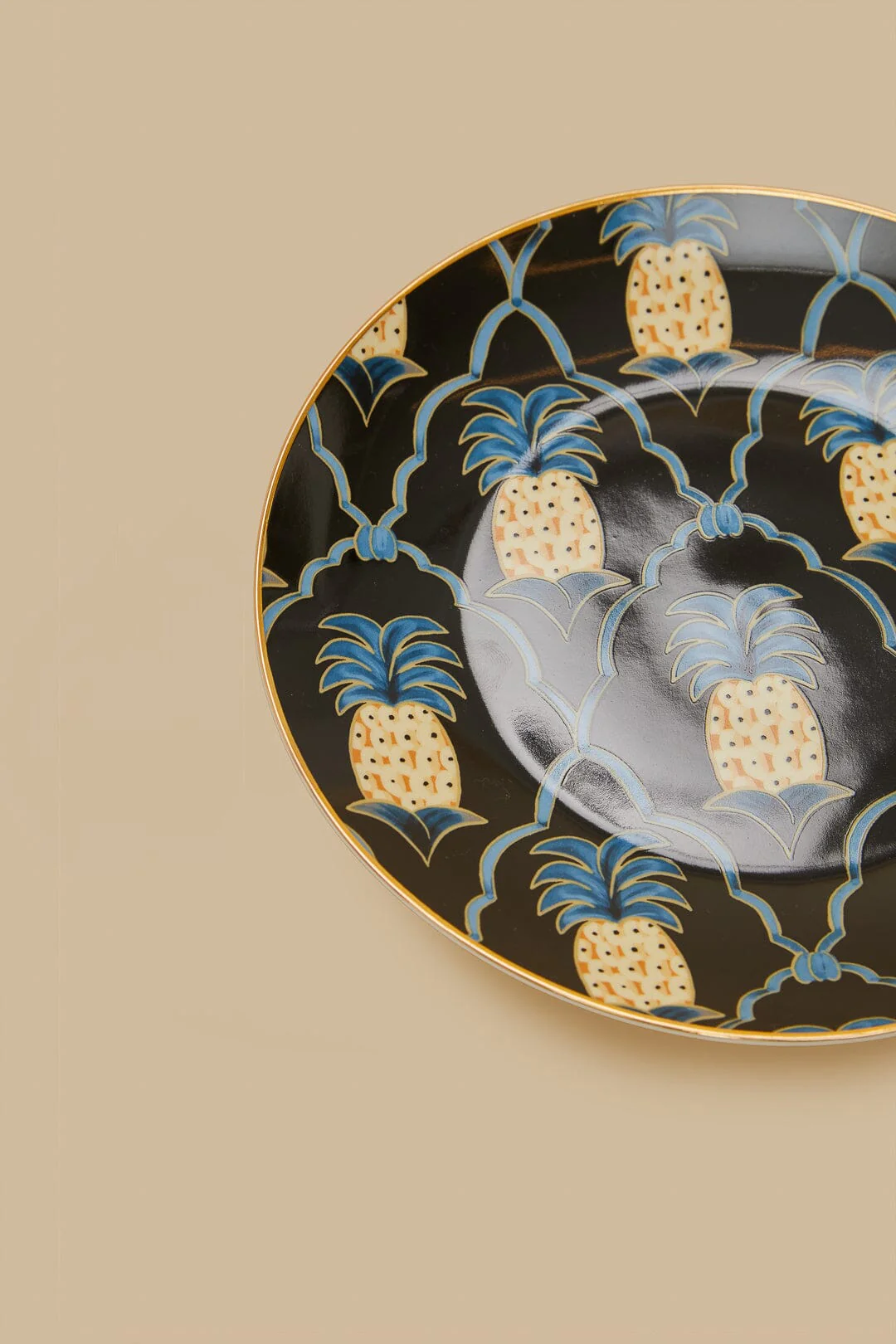 Romantic Pineapple Dessert Plate - Image 4