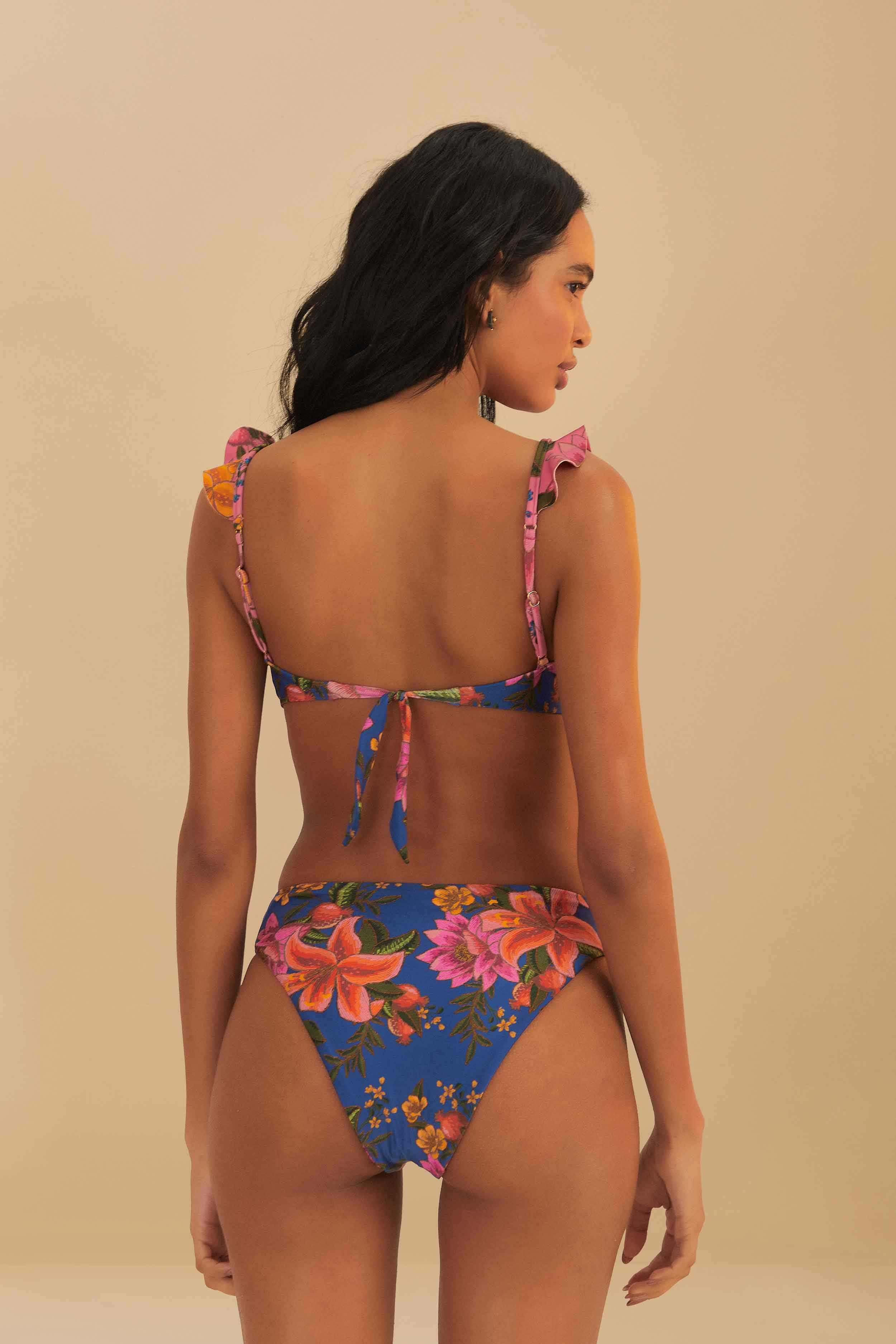 Multicolor Summer Fruit Underwire Bikini Top - Image 4