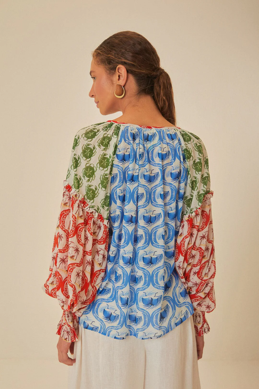 Multicolor Summer Mix Blouse - Image 3