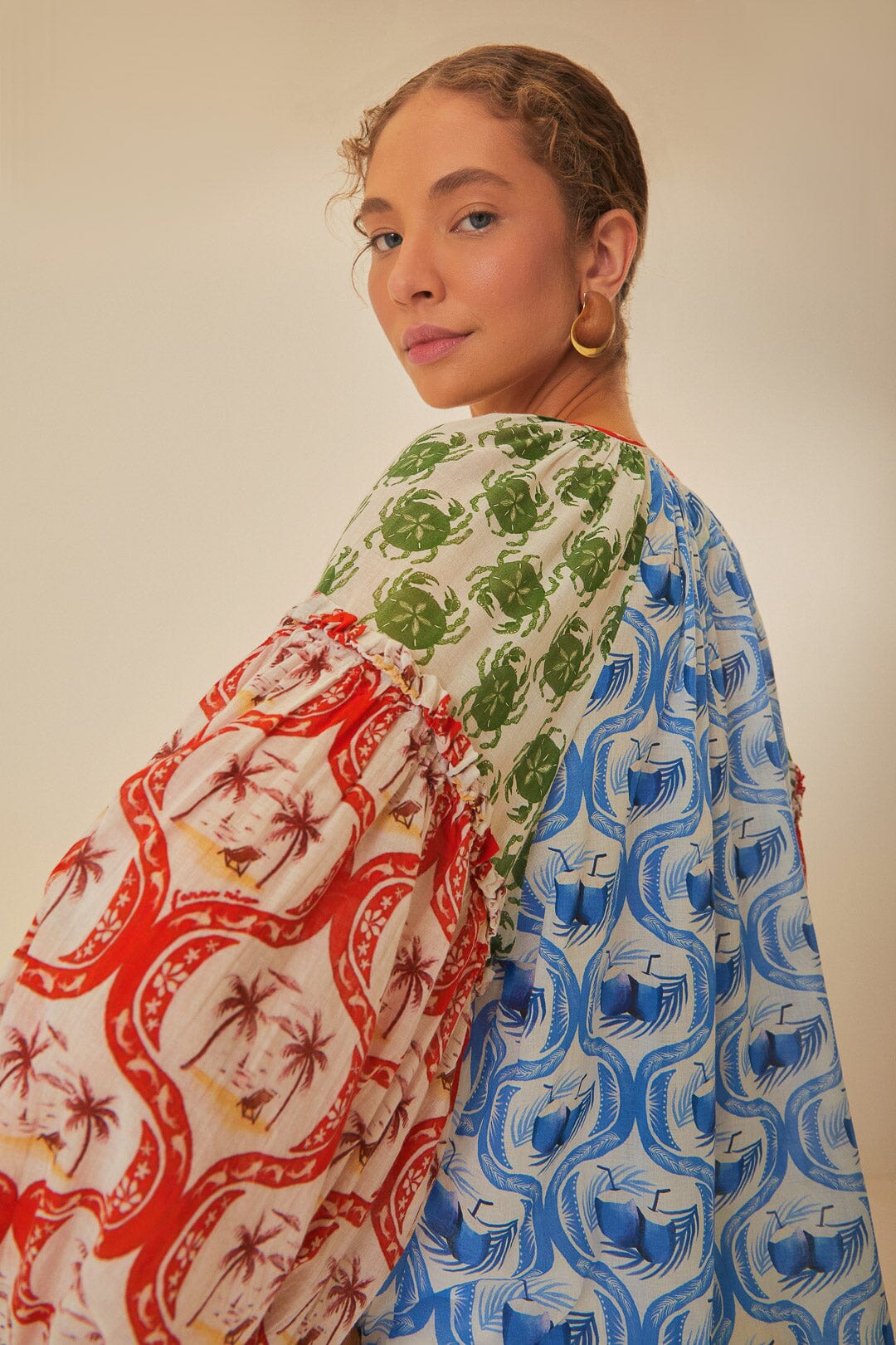 Multicolor Summer Mix Blouse - Image 4
