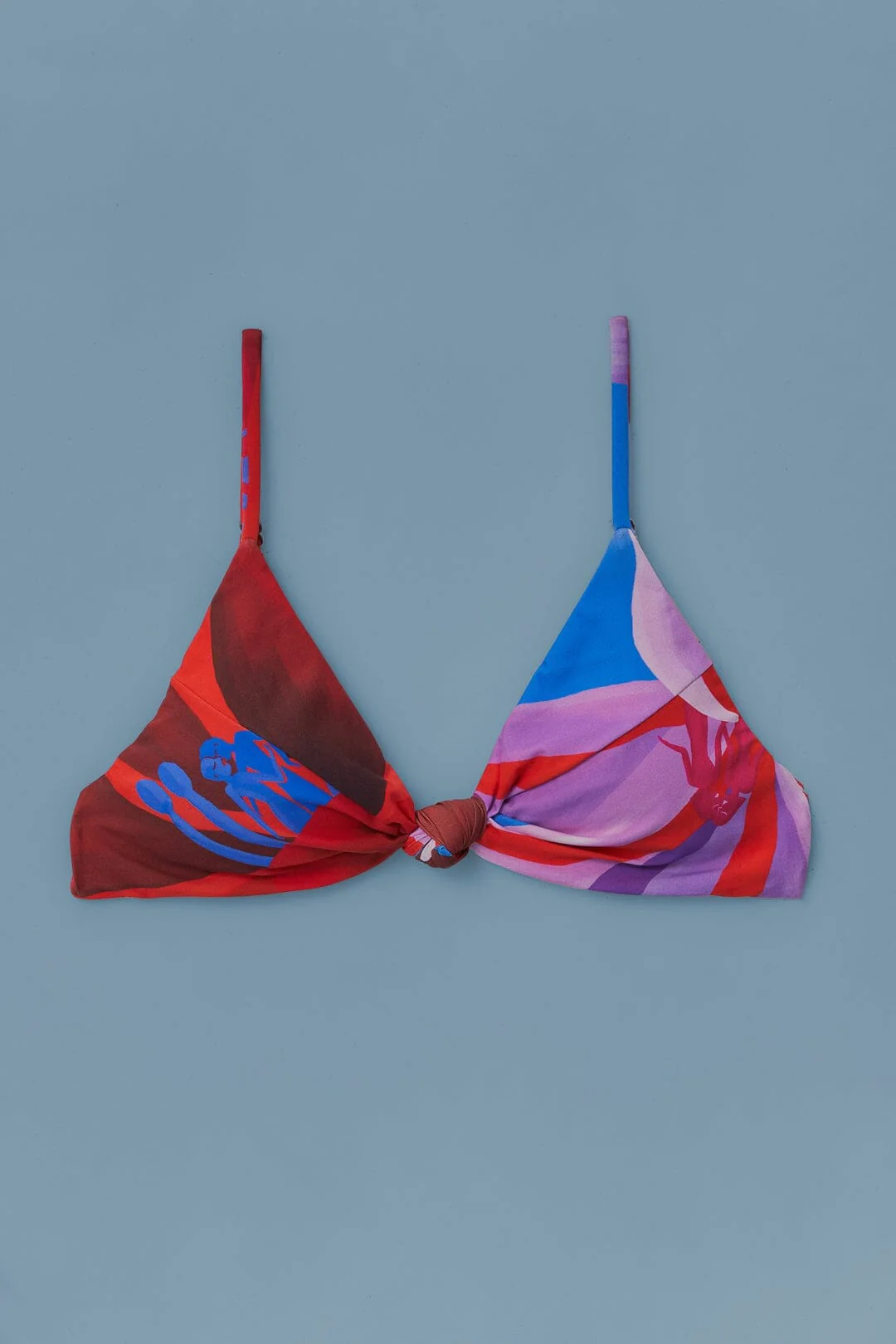 Watercolor Floral Bikini Top - Image 5